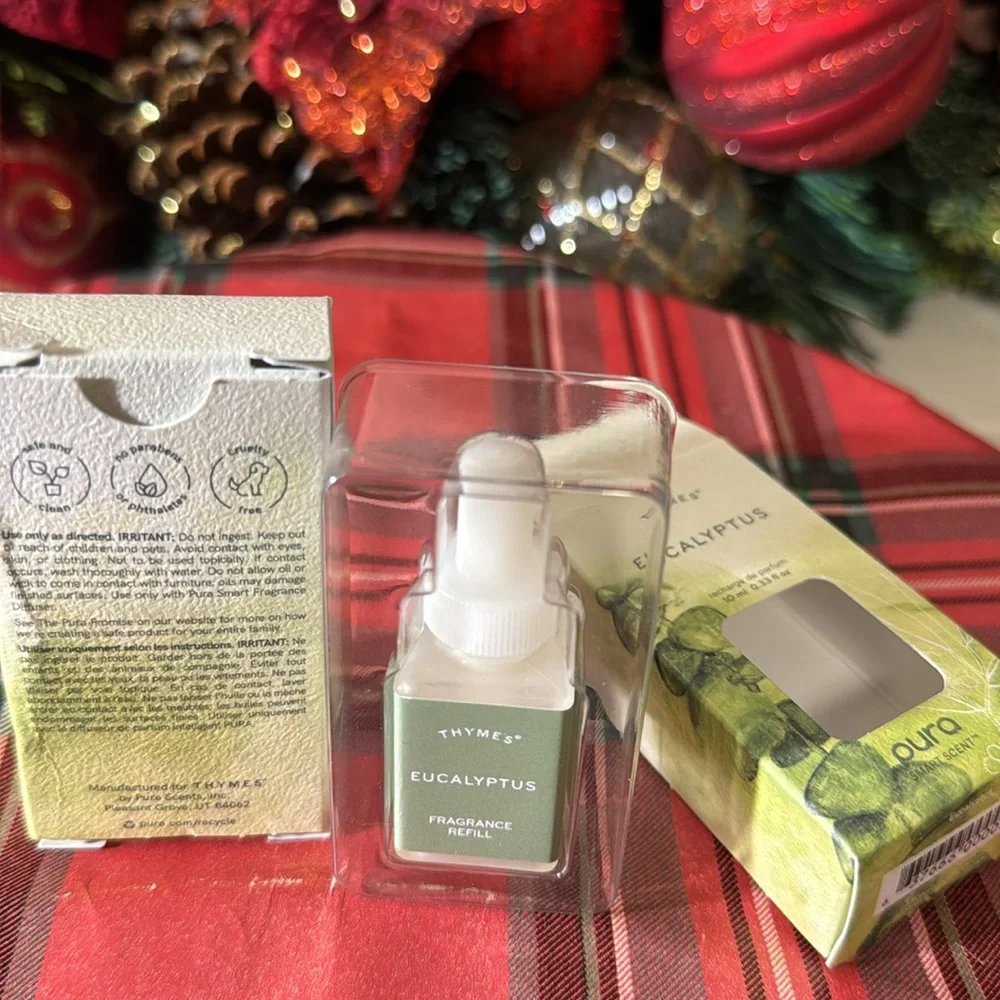 Thymes Eucalyptus Pura Smart Home Plug-in Diffuser Refills - Pack of 2